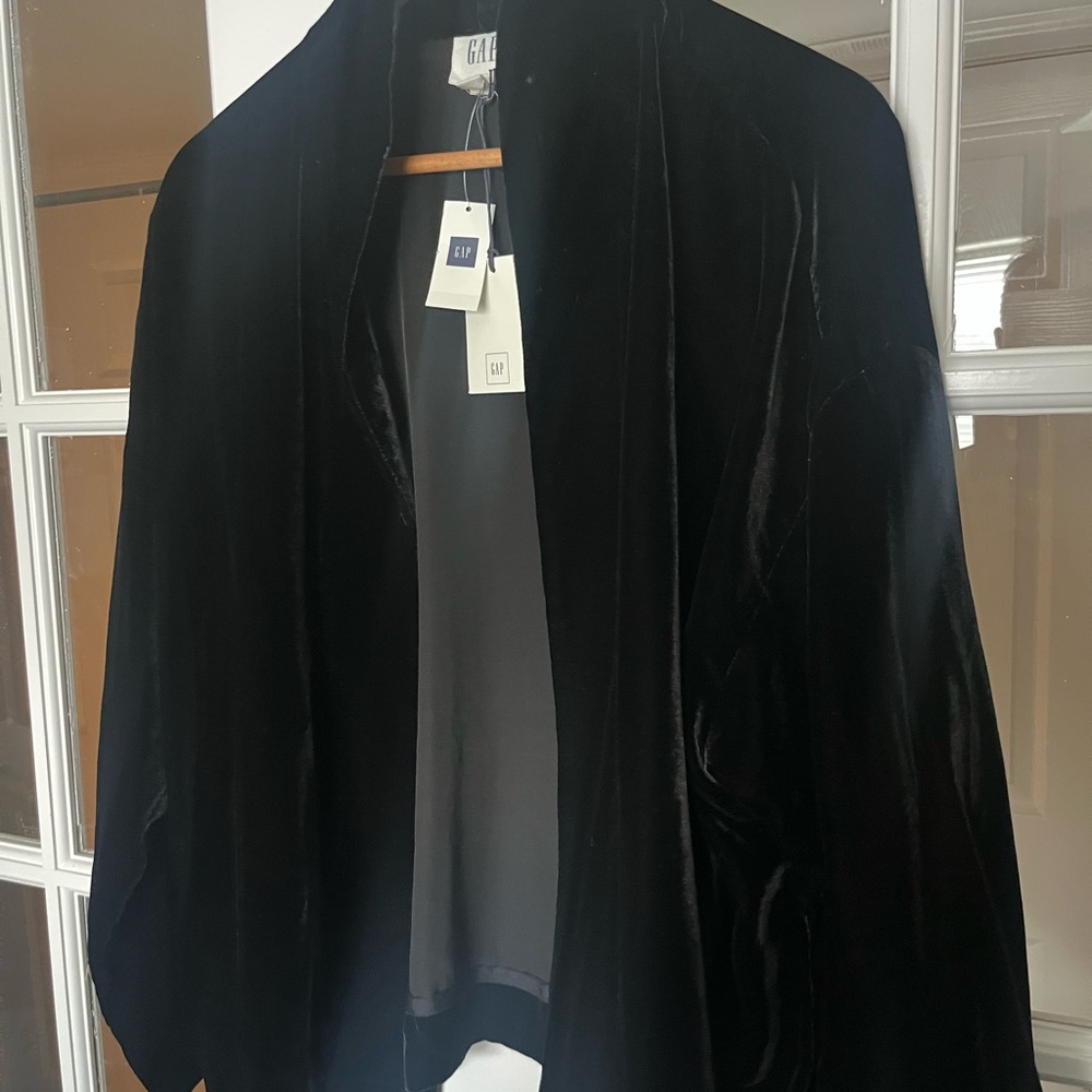 NWT GAP Velvet Jacket